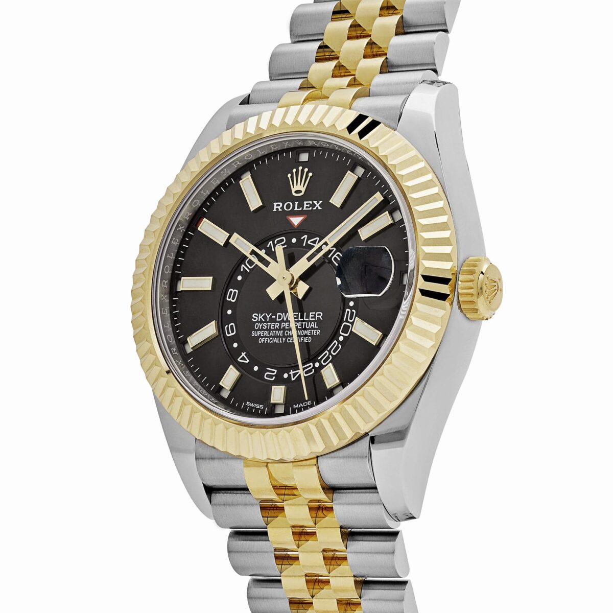 Rolex Sky-Dweller 336933 Stainless Steel Yellow Gold Jubilee Black Dial (2024) - Image 3