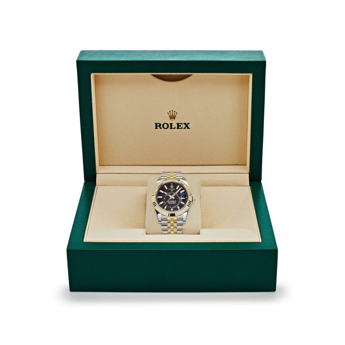 Rolex Sky-Dweller 336933 Stainless Steel Yellow Gold Jubilee Black Dial (2024) - Image 8