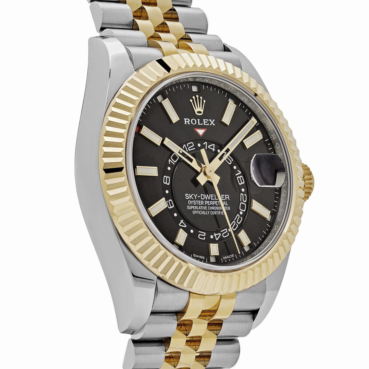 Rolex Sky-Dweller 336933 Stainless Steel Yellow Gold Jubilee Black Dial (2024) - Image 4