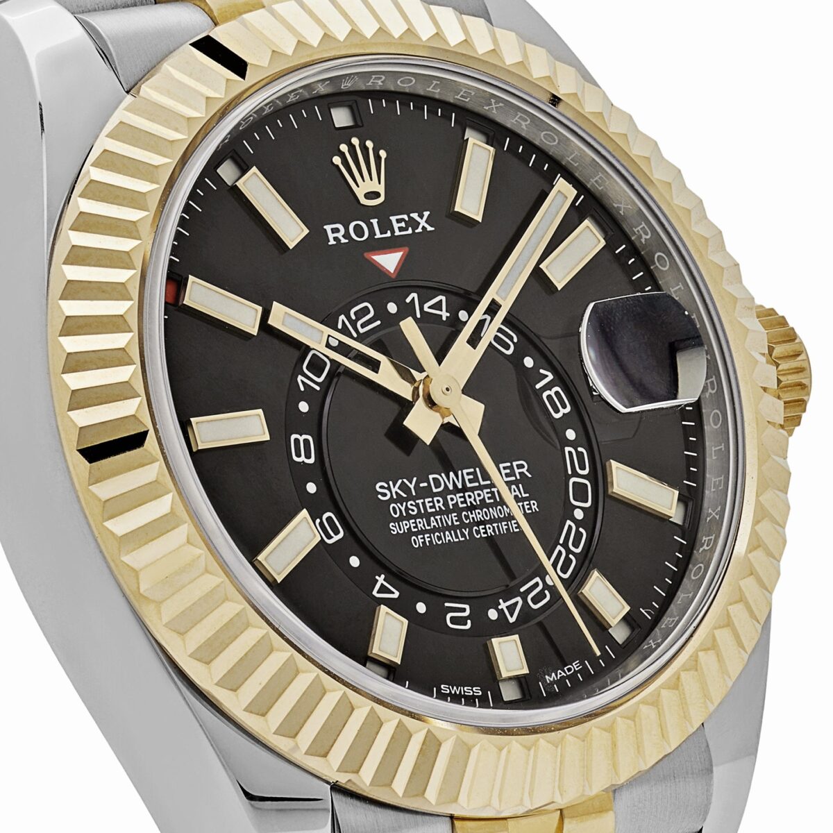 Rolex Sky-Dweller 336933 Stainless Steel Yellow Gold Jubilee Black Dial (2024) - Image 5