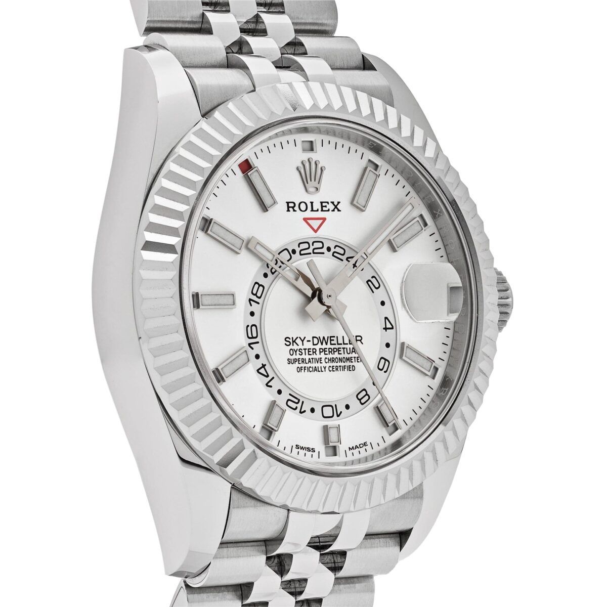 Rolex Sky-Dweller 326934 Stainless Steel White Dial Jubilee (2022) - Image 4