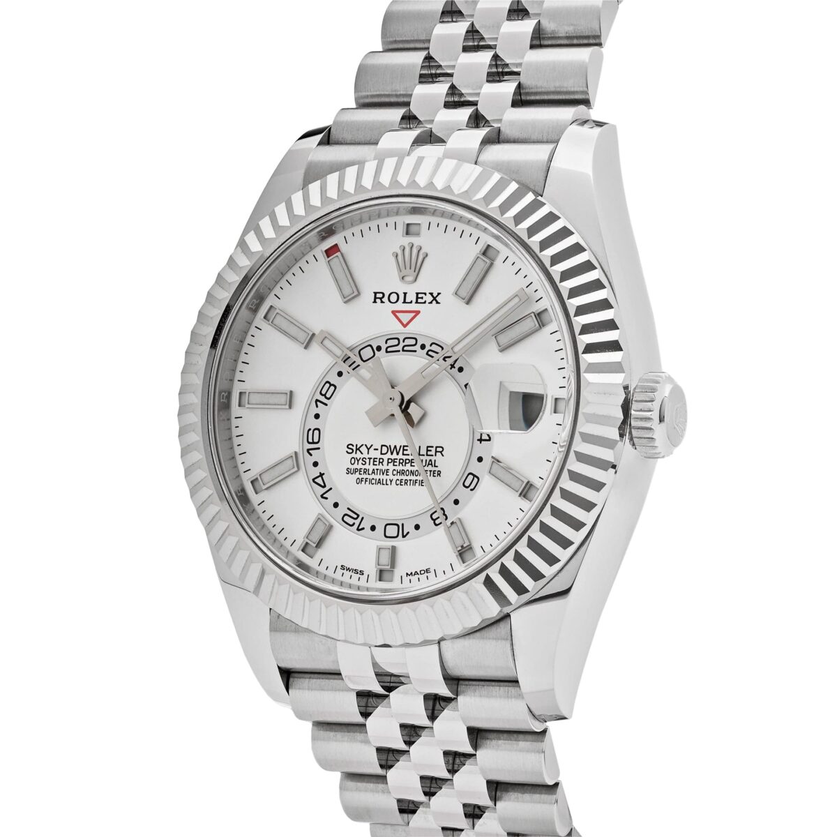 Rolex Sky-Dweller 326934 Stainless Steel White Dial Jubilee (2022) - Image 3