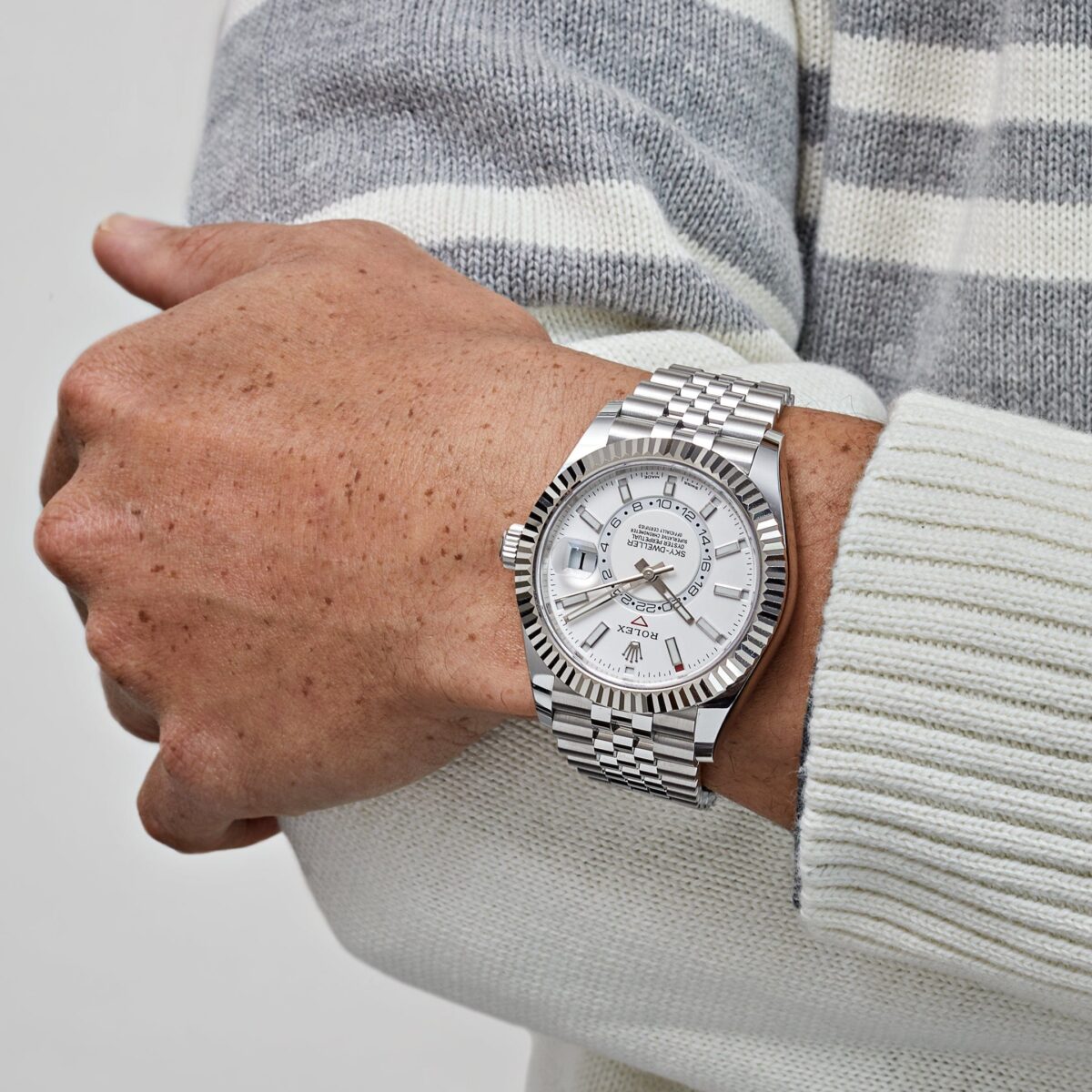 Rolex Sky-Dweller 326934 Stainless Steel White Dial Jubilee (2022) - Image 2