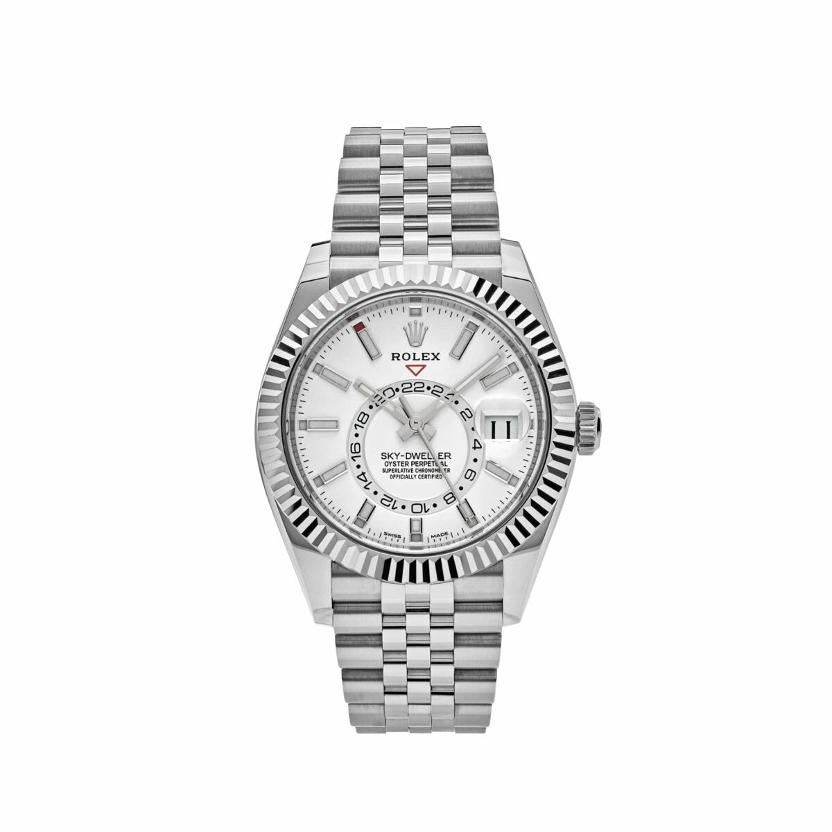 Rolex Sky-Dweller 326934 Stainless Steel White Dial Jubilee (2022)