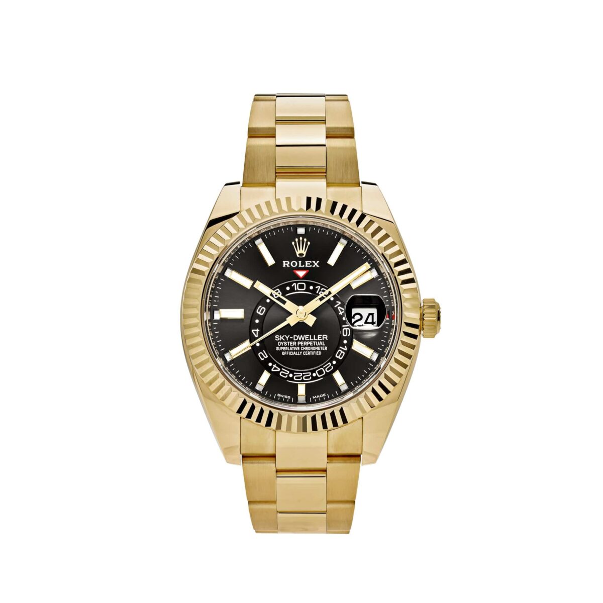 Rolex Sky-Dweller 326938 Yellow Gold Black Dial (2020)