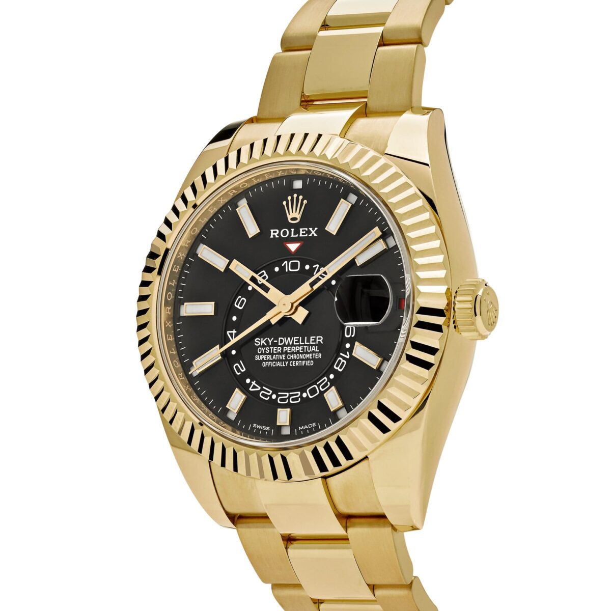 Rolex Sky-Dweller 326938 Yellow Gold Black Dial (2020) - Image 3