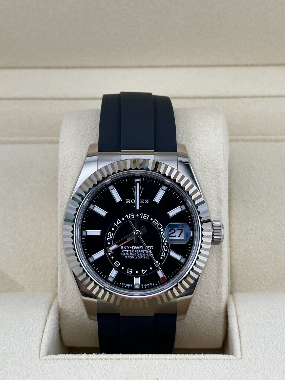 Rolex Sky-Dweller 336239 White Gold Black Dial Oysterflex (2024) - Image 2