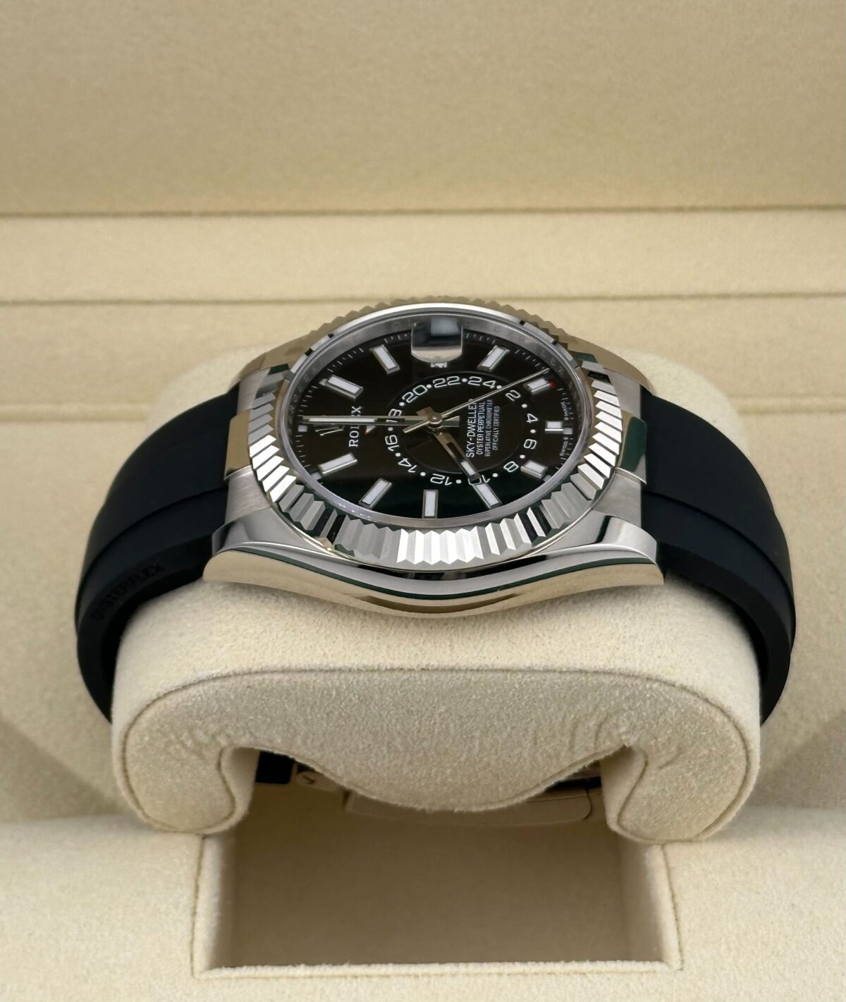 Rolex Sky-Dweller 336239 White Gold Black Dial Oysterflex (2024) - Image 3