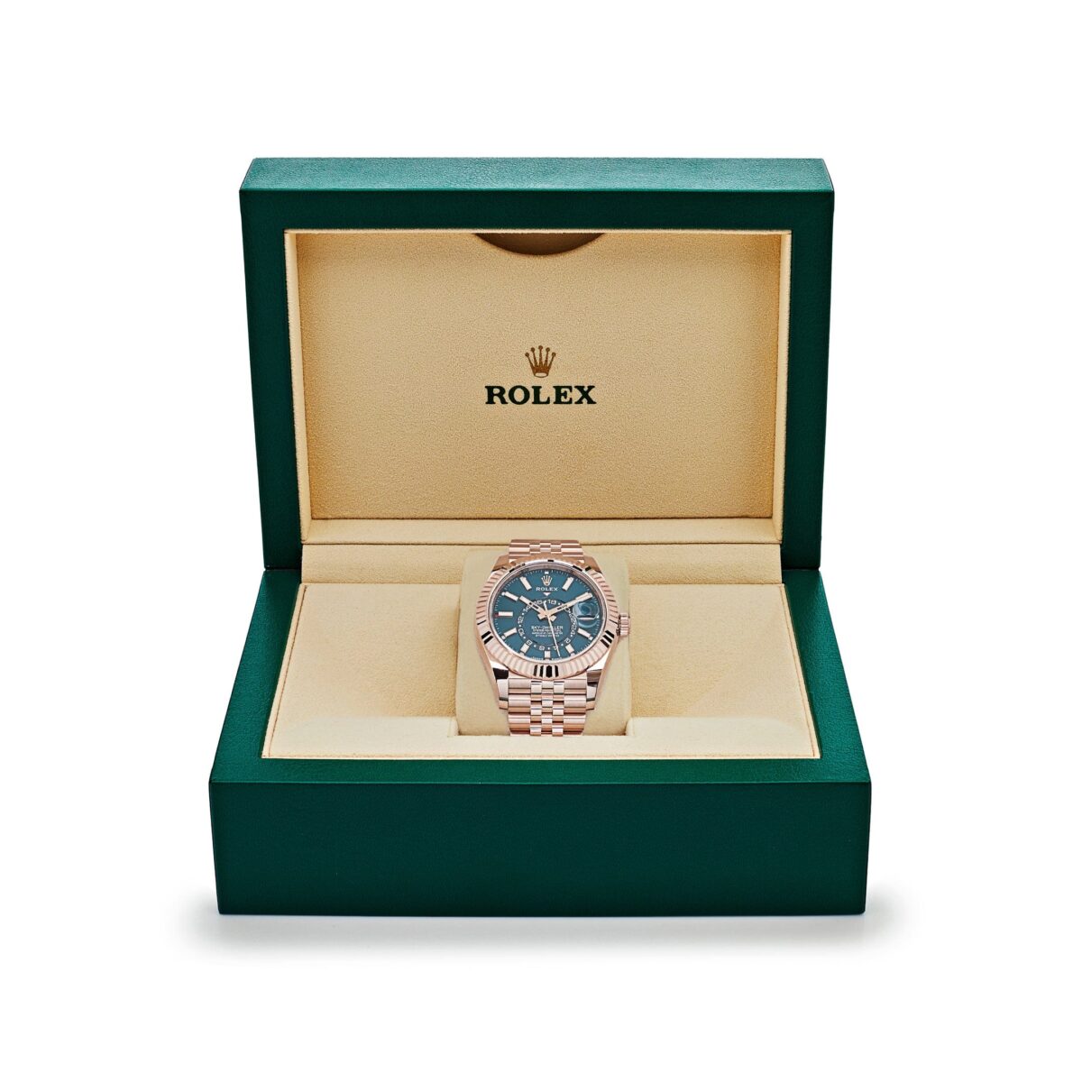 Rolex Sky-Dweller 336935 Everose Gold Blue Dial Jubilee - Image 7