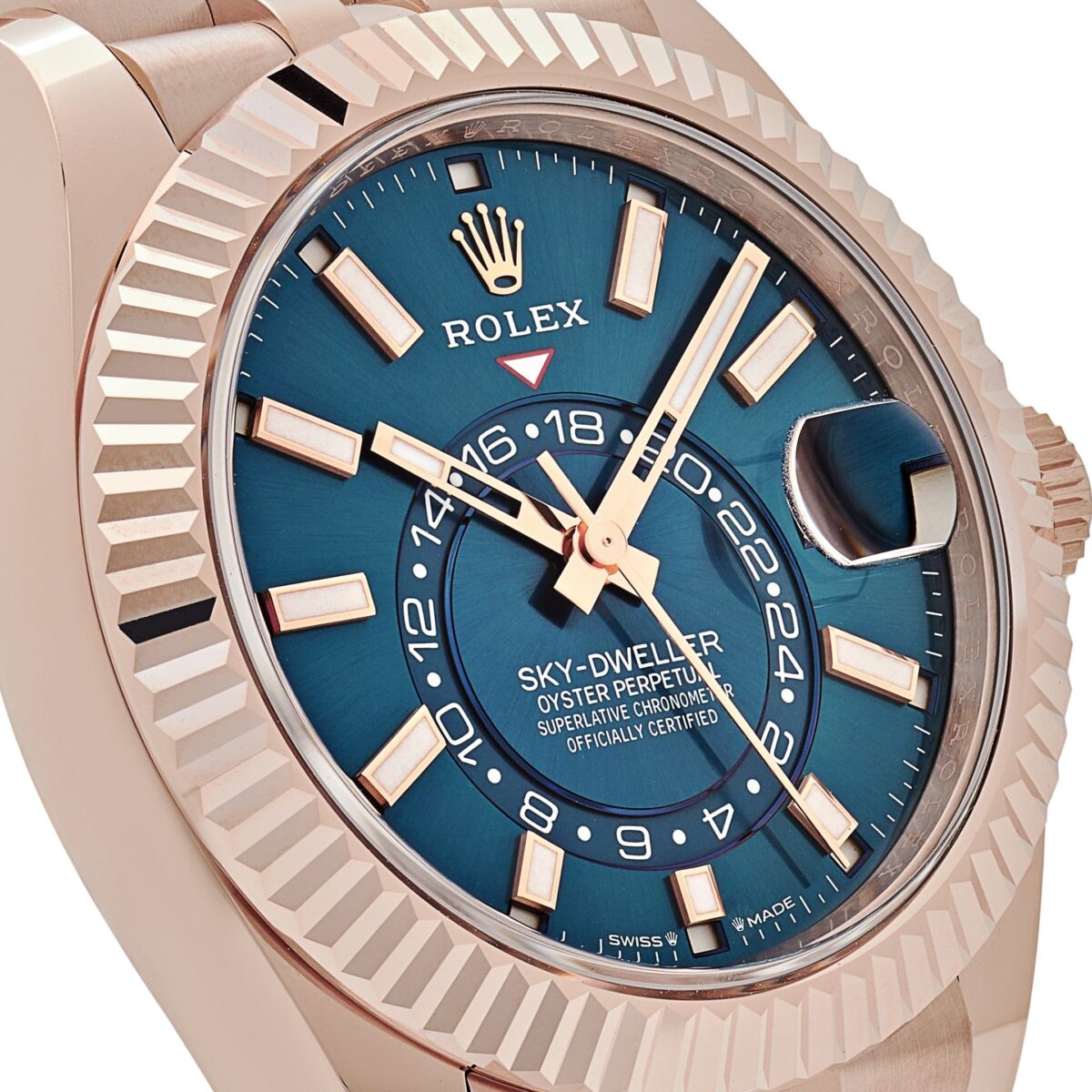 Rolex Sky-Dweller 336935 Everose Gold Blue Dial Jubilee - Image 5