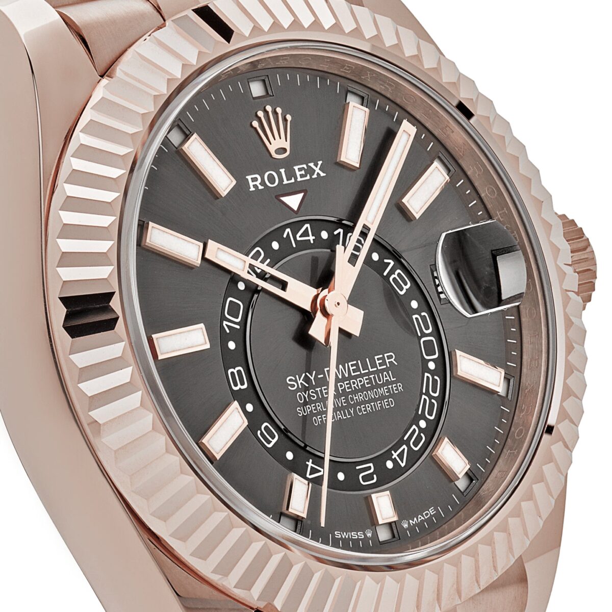 Rolex Sky-Dweller 336935 Everose Gold Slate Dial Jubilee - Image 5