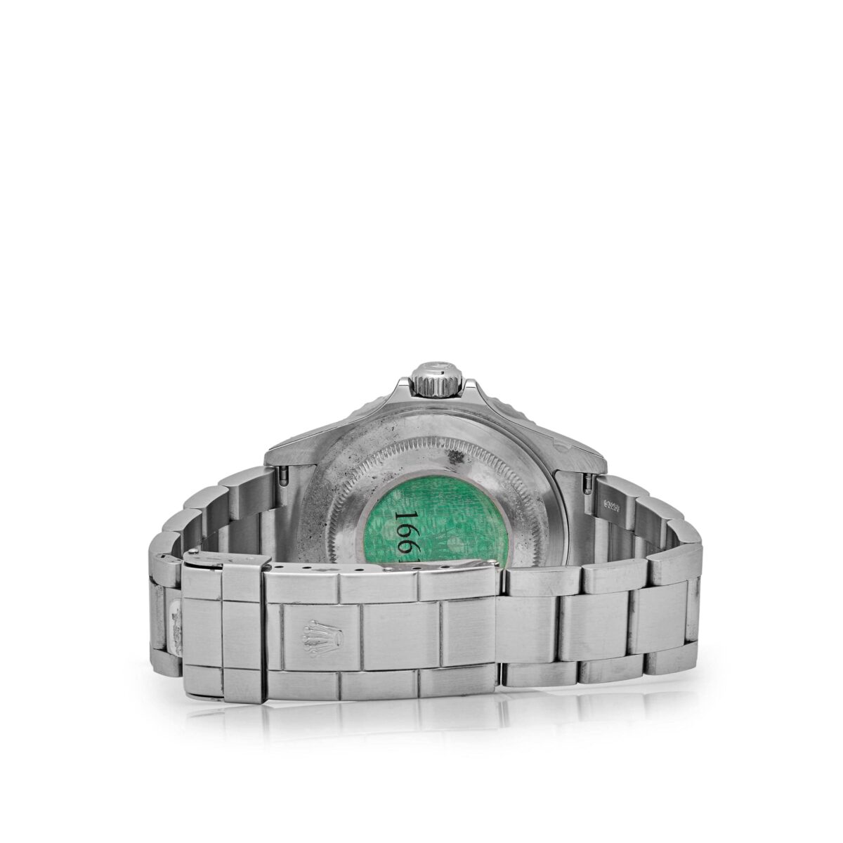 Rolex Submariner Date 16610LV 'Kermit' Bezel Flat 4 Stainless Steel Black Dial Oyster (2003) - Image 6