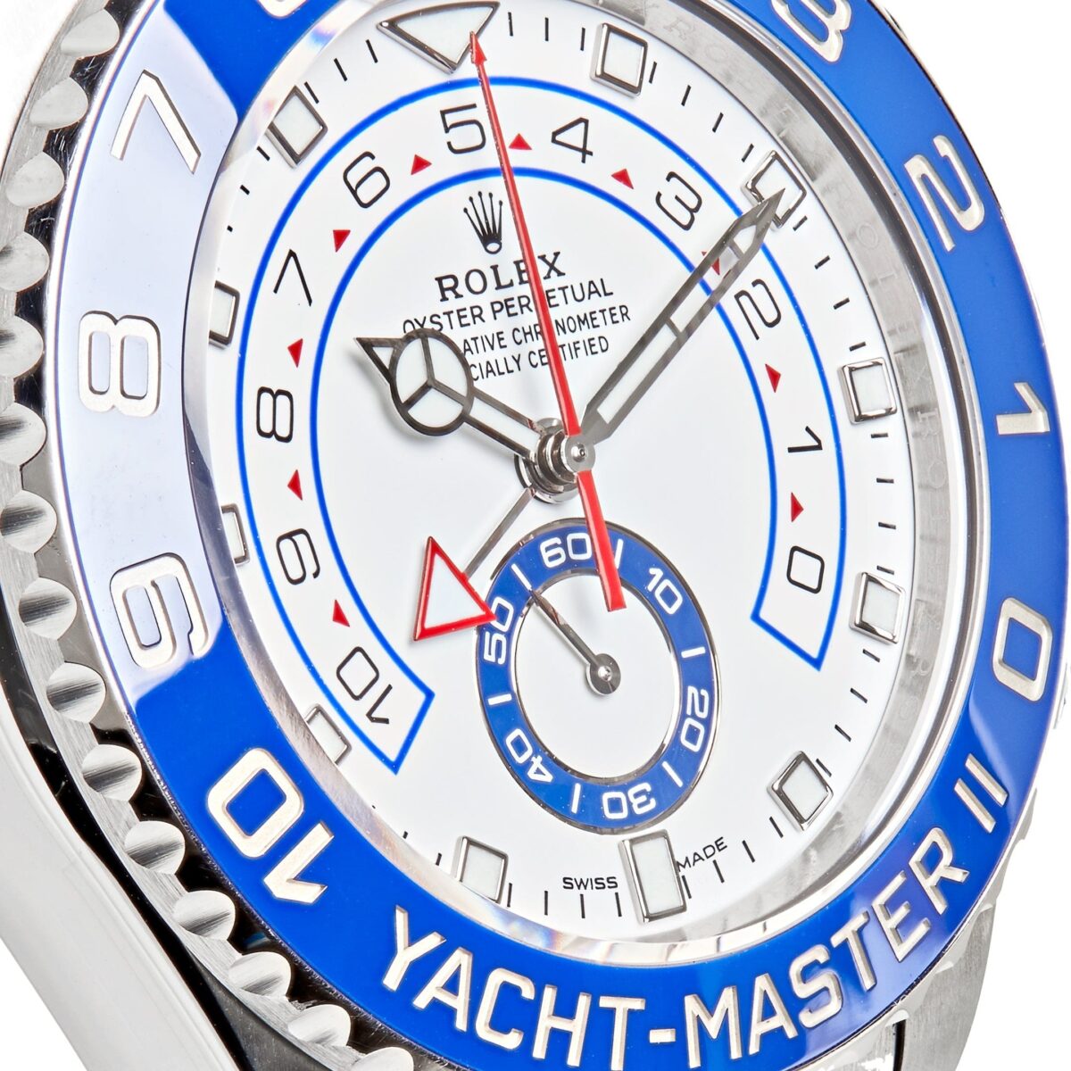 Rolex Yacht-Master II Stainless Steel Mercedes Hand White Dial 116680 (2023) - Image 3