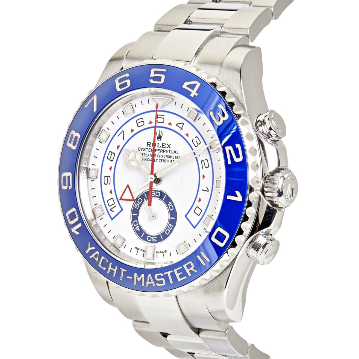 Rolex Yacht-Master II Stainless Steel Mercedes Hand White Dial 116680 (2023) - Image 4