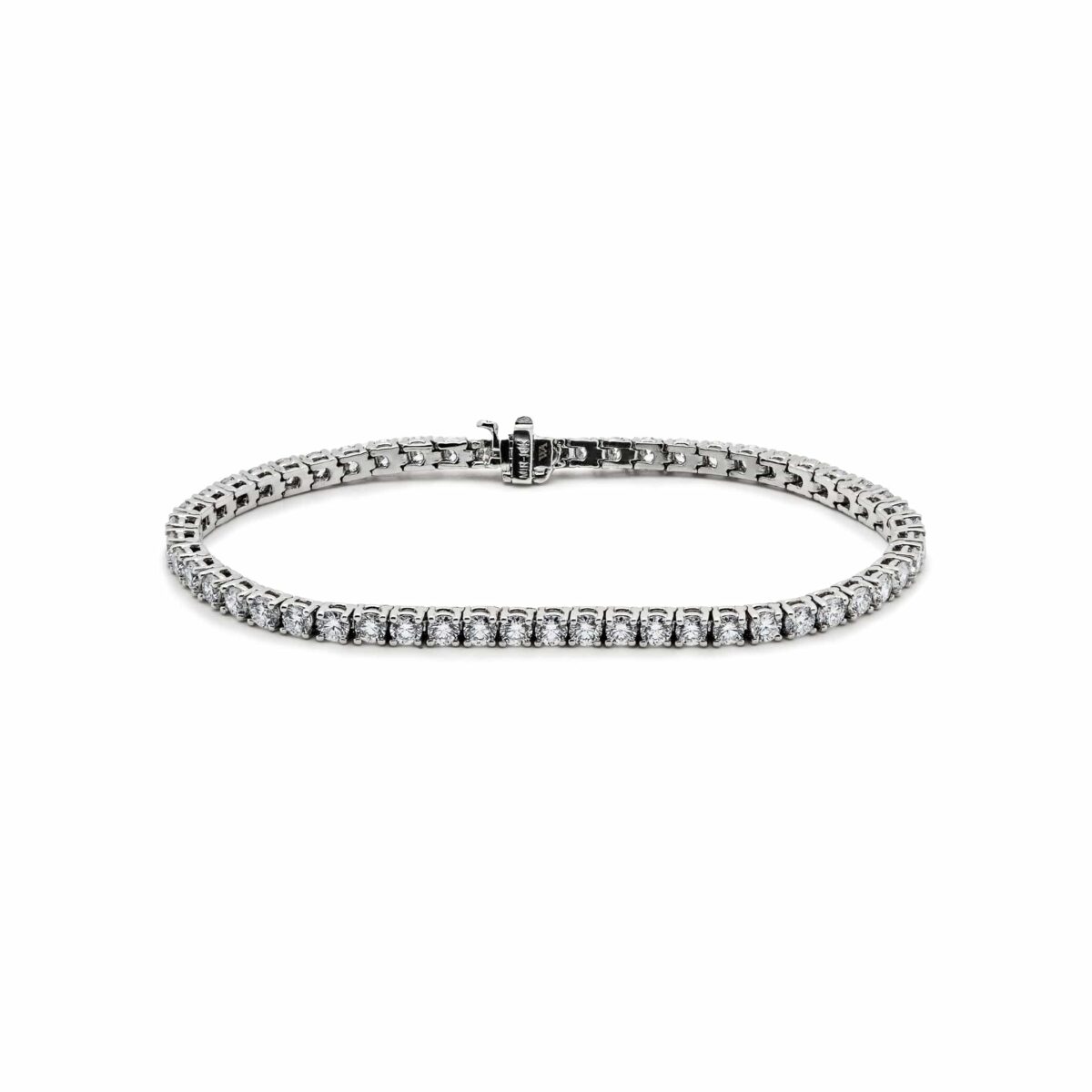 Classic Diamond Tennis Bracelet in White Gold